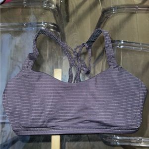 Black Stripe Lululemon Sports Bra